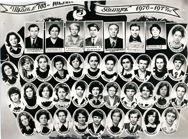 Выпускники 1977 год