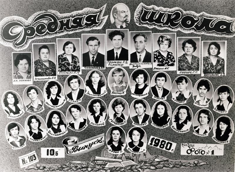 Выпускники 1980 год