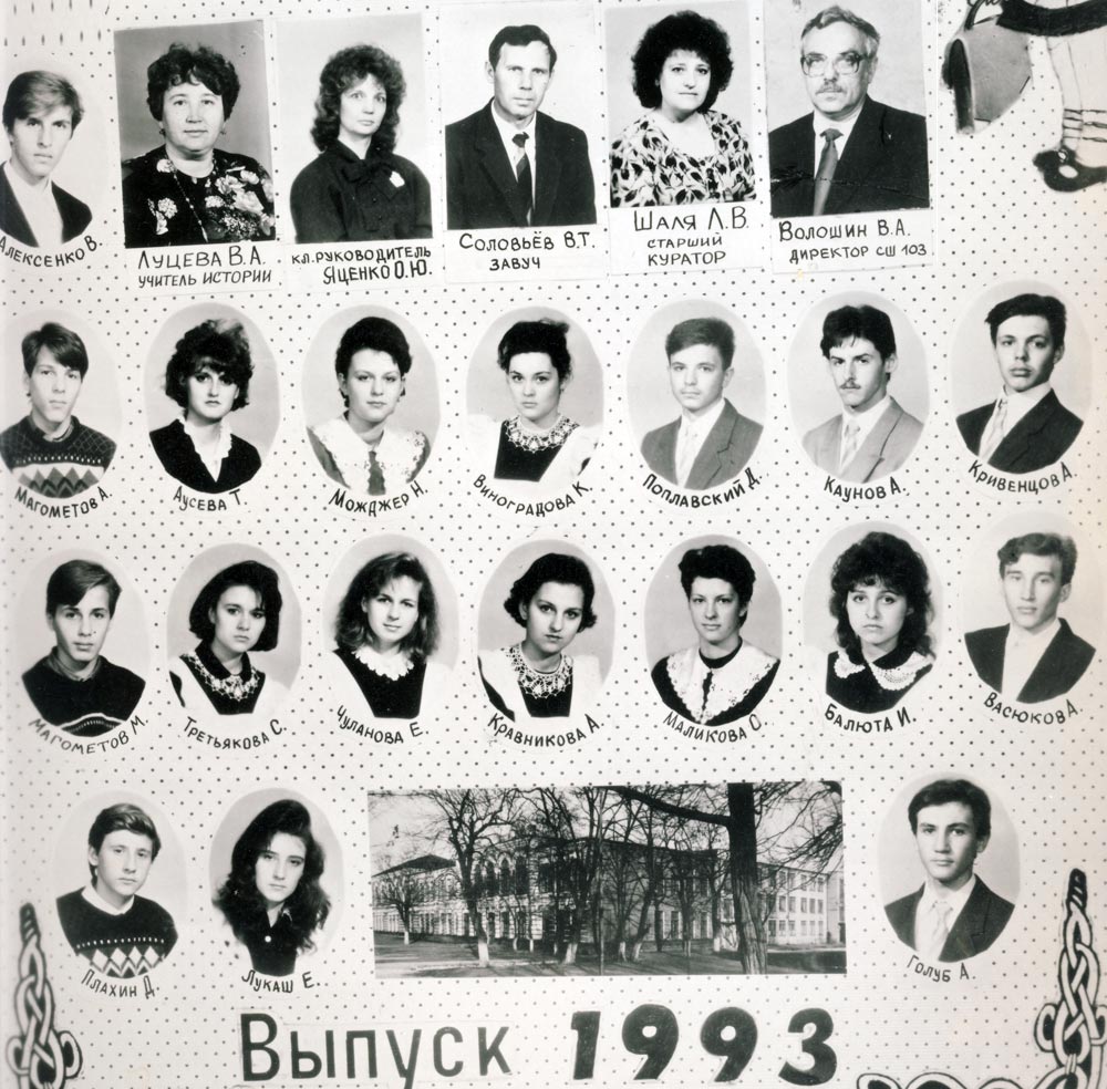 Выпускники 1993 год